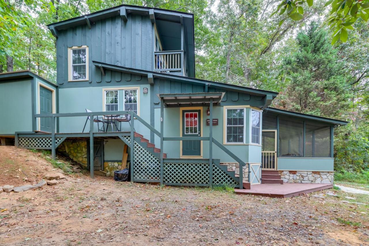 Mountaintop Ellijay Cabin With Private Hot Tub Екстериор снимка
